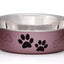 Loving Pets Metallic Dog Bowl Grape, 1ea/MD