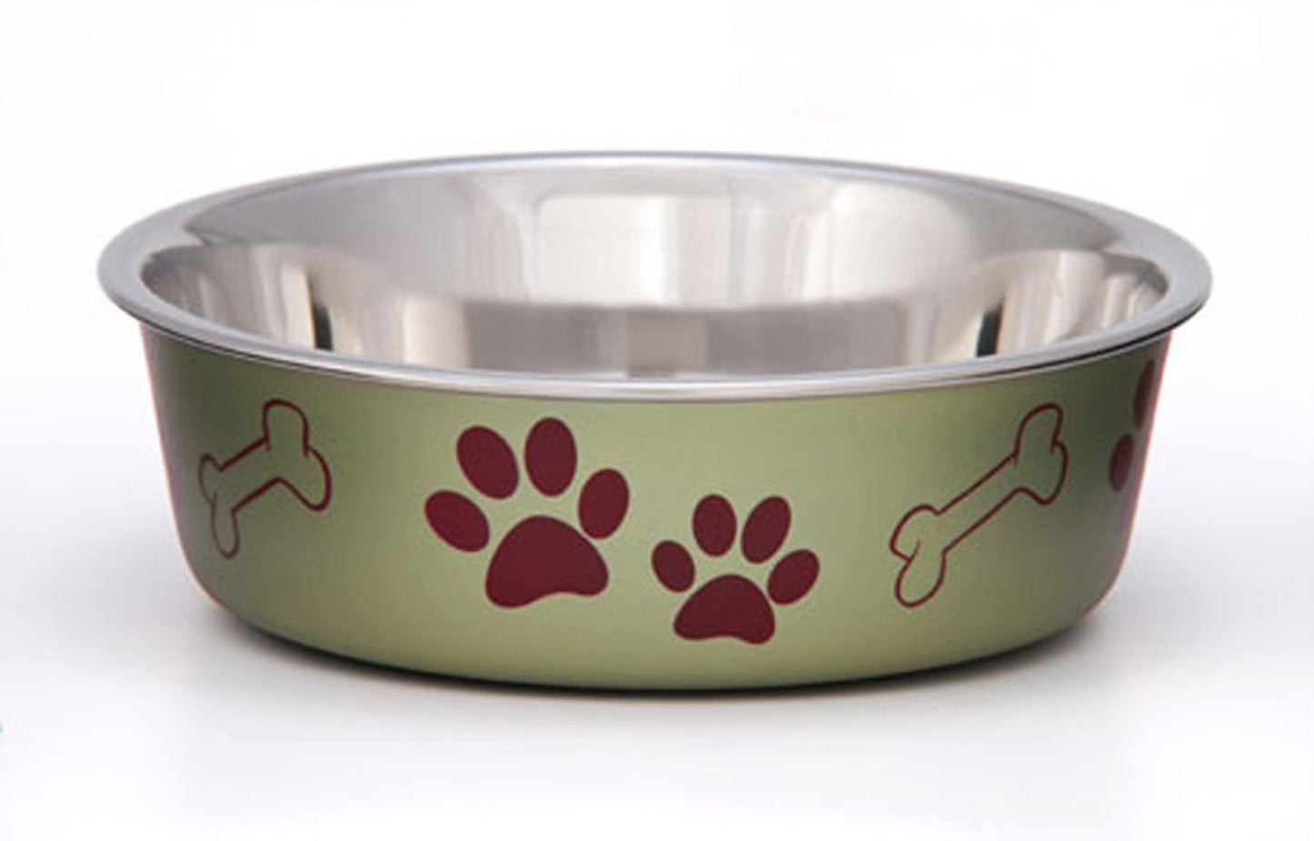 Loving Pets Metallic Dog Bowl Artichoke, 1ea/LG