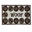 Loving Pets Fashion Mat Woof Chenille MultiColor, 1ea