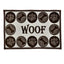 Loving Pets Fashion Mat Woof Chenille MultiColor, 1ea