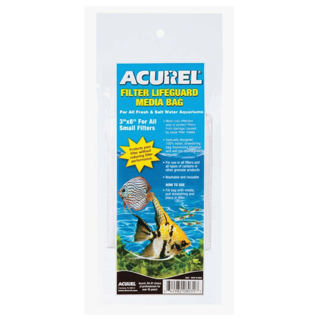 Acurel Filter Lifeguard Media Bag White 3 in x 8 in Default Title