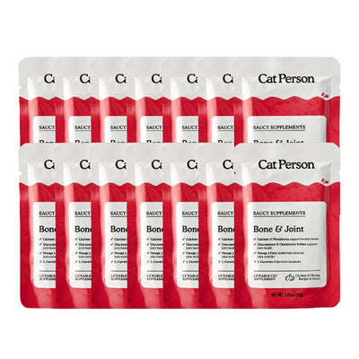 Cat Person Cat Supplements Bone & Joint Chicken 1.05Oz Pouch 14 Pack