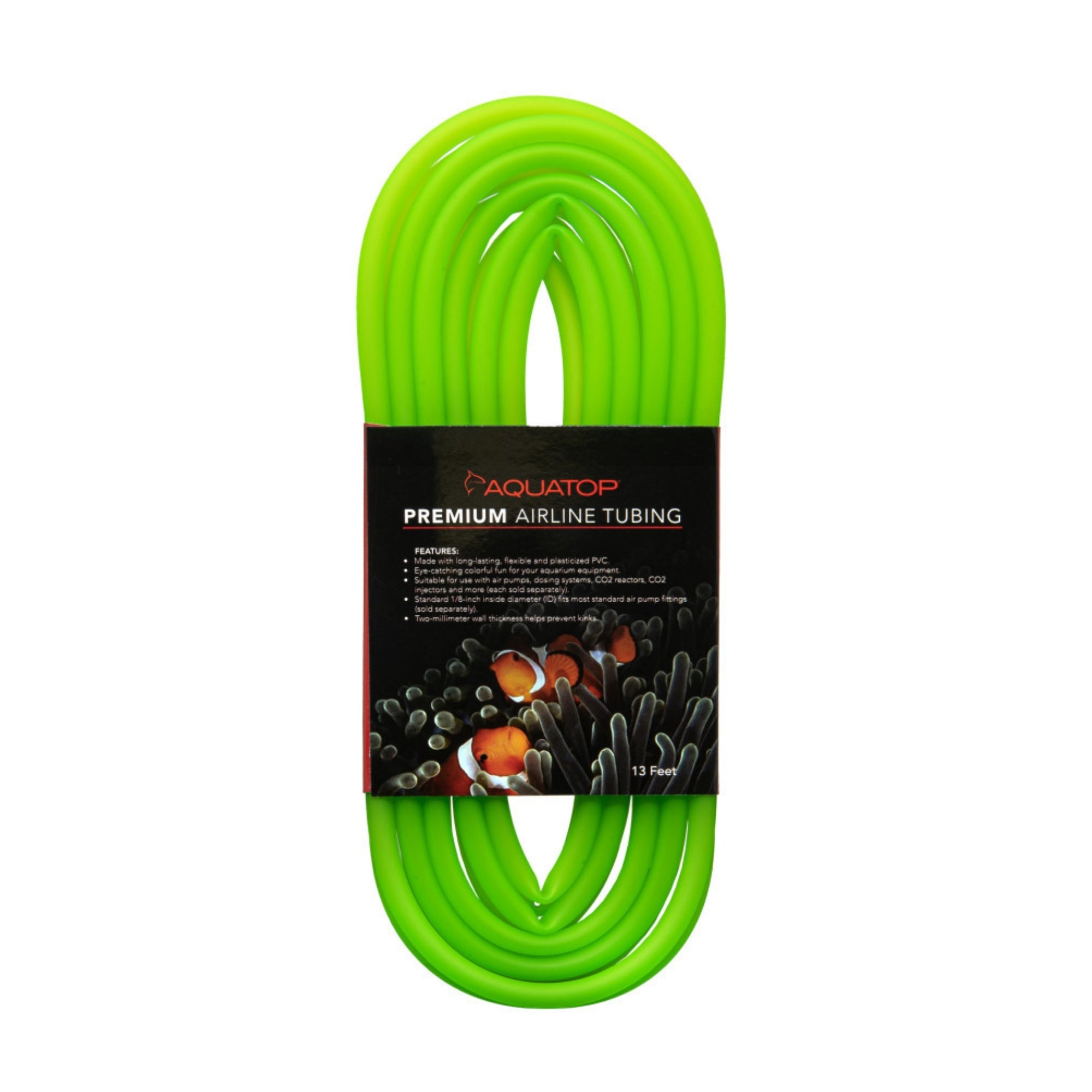 Aquatop Airline Tubing Neon Green 13ft