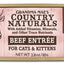 Grandma Mae's Grain Free Cat & Kitten Pates Beef 24ea/2.8oz