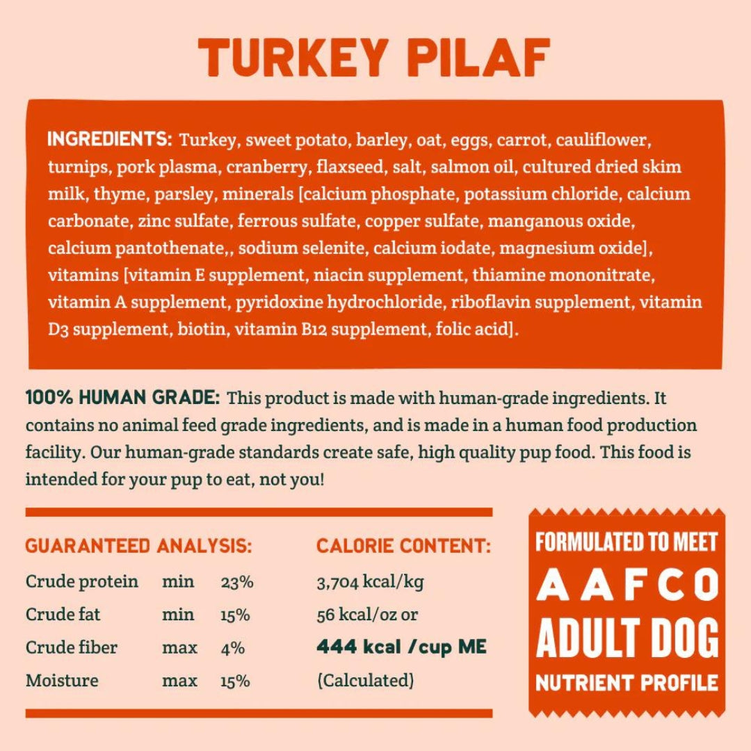 A Pup Above Dog Cubies Turkey 2Lb 4 Count