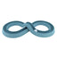 Bergan Turbo Track Cat Toy Slate Blue, 1ea/1 pk