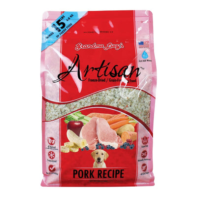 Grandma Lucys Dog Artisian Grain Free Pork 3 Lbs.