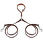 2 Ways Dog Leash Double Two Pet Leather Leads NoTangle Coupler With Handle for Walking and Training 2 Small Medium Dogs