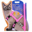 5 Color Adjustable Pet Cat Collar For Cats Cozy Nylon Rabbit Kitten Kedi Harness Leash Set Dog Cat Accessories Products For Pets