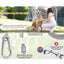 Double-headed Dog Tie Out Cable Leash ,raction rope with metal buckle steel wire anti-rust training collar,Outdoor Dogs Strap