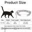 Customized Cute Glow Cat Collar Free Engraved Puppy Kitten Anti-lost Pet ID Nameplate Necklace With Bell & Moon Ornament