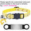 Customized Cute Glow Cat Collar Free Engraved Puppy Kitten Anti-lost Pet ID Nameplate Necklace With Bell & Moon Ornament