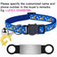 Customized Cute Glow Cat Collar Free Engraved Puppy Kitten Anti-lost Pet ID Nameplate Necklace With Bell & Moon Ornament