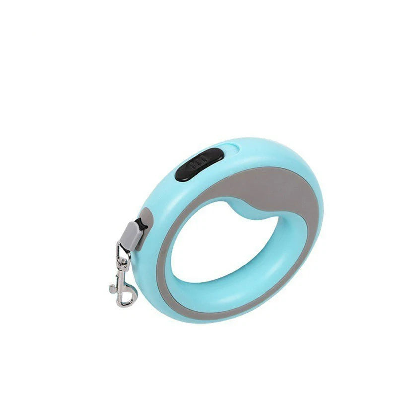 2.5 Meter Retractable Dog Leash, 360° Walking Leash with One-Handed Brake Pause Lock for Small Medium Dogs Puppy Walking Lead