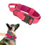 Durable Tactical Dog Collar Leash Set Adjustable Military Pet Collar Leash Medium Large Dog German Shepherd Training Accessories