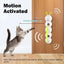 Caterpillar Interactive Cat Toy Motion Activated Wack A Worm Post Toy Rechargeable Automatic Teasing Cat Toy with Tail for Cats