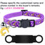 Customized Cute Glow Cat Collar Free Engraved Puppy Kitten Anti-lost Pet ID Nameplate Necklace With Bell & Moon Ornament