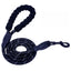 Dog Leash Slip Rope Lead Leash Heavy Duty Braided Rope Adjustable Loop Collar Training Leashes for Medium Large Dogs