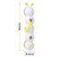 Caterpillar Interactive Cat Toy Motion Activated Wack A Worm Post Toy Rechargeable Automatic Teasing Cat Toy with Tail for Cats