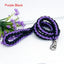 130cm L/XL Super Strong Coarse Nylon Dog Leash Army Green Canvas Double Row Adjustable Dog Collar For Medium Large Dogs