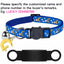 Customized Cute Glow Cat Collar Free Engraved Puppy Kitten Anti-lost Pet ID Nameplate Necklace With Bell & Moon Ornament