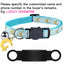 Customized Cute Glow Cat Collar Free Engraved Puppy Kitten Anti-lost Pet ID Nameplate Necklace With Bell & Moon Ornament