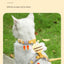 Cat Harness Leash Collar Set Adjustable Cartoon Bee Double Layer Dog Harness for Small Medium Pet Collar Leash Outdoor Walking