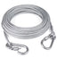 Double-headed Dog Tie Out Cable Leash ,raction rope with metal buckle steel wire anti-rust training collar,Outdoor Dogs Strap
