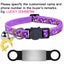 Customized Cute Glow Cat Collar Free Engraved Puppy Kitten Anti-lost Pet ID Nameplate Necklace With Bell & Moon Ornament