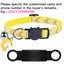 Customized Cute Glow Cat Collar Free Engraved Puppy Kitten Anti-lost Pet ID Nameplate Necklace With Bell & Moon Ornament