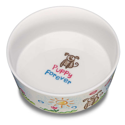 Loving Pets Dolce Moderna Bowl Puppy Forever, 1ea/SM