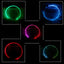 Usb Rechargeable Glow-In-The-Dark Pet Collar With Three Flashing Modes
