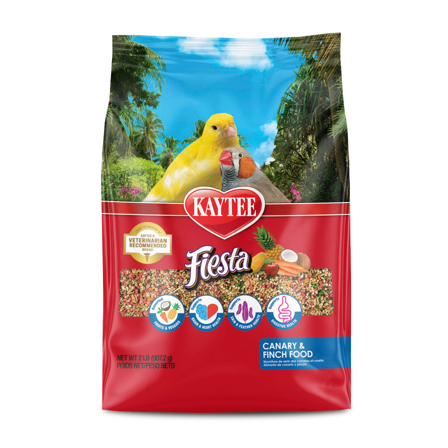 Kaytee Fiesta Canary & Finch Bird Food 2lb